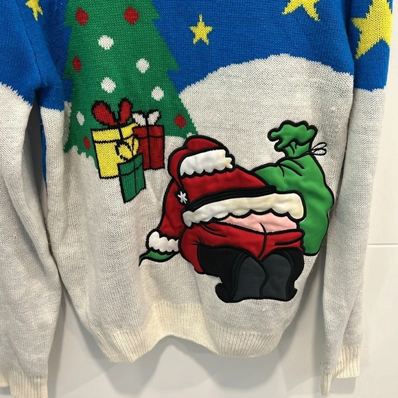 🚩 Christmas sweater size medium - Picture 4 of 9